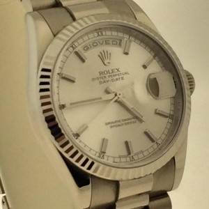 Rolex PRESIDENT DAY DATE SILVER DIAL 118239 39679