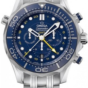 Omega 21230445203001  Seamaster Diver 300m Co-Axial GMT 212.30.44.52.03.001 254361
