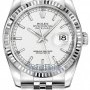 Rolex 116234 White Index Jubilee  Datejust 36mm Stainles