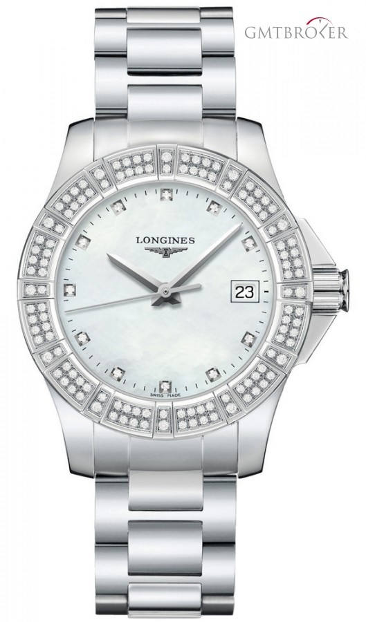 Longines L32800876  Conquest Quartz 35mm Ladies Watch L3.280.0.87.6 185395
