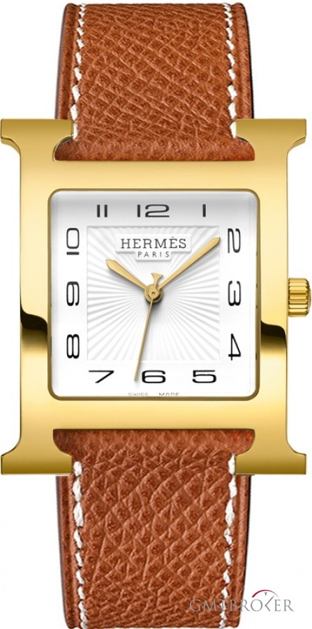 Hermès 036842WW00  H Hour Quartz Large TGM Midsize Watch 036842WW00 200423