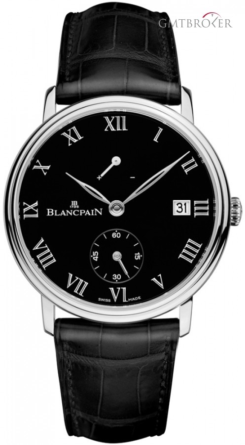 Blancpain 6614-3437-55b  Villeret 8 Days Manual Wind Mens Wa 6614-3437-55b 200609