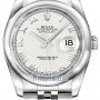 Rolex 116200 White Roman Jubilee  Datejust 36mm Stainles