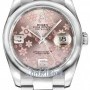 Rolex 116200 Pink Floral Oyster  Datejust 36mm Stainless