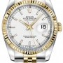 Rolex 116233 White Index Jubilee  Datejust 36mm Stainles