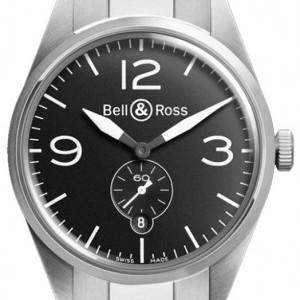 Bell & Ross BRV 123 Original Black Bracelet Bell  Ross BR 123 BRV123OriginalBlackBracelet 236879