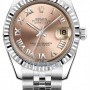 Rolex 178274 Pink Roman Jubilee  Datejust 31mm Stainless