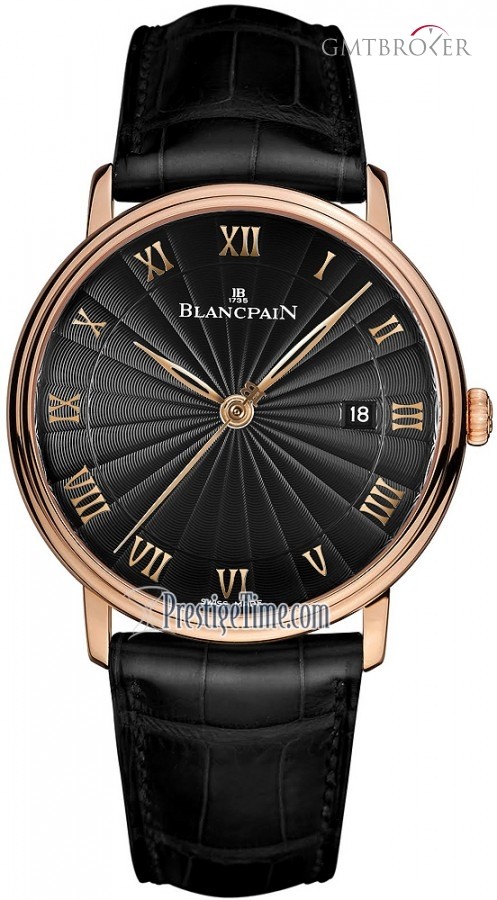 Blancpain 6651-3630-55b  Villeret Ultra Slim Seconds  Date A 6651-3630-55b 180753