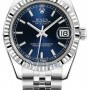 Rolex 178274 Blue Index Jubilee  Datejust 31mm Stainless