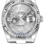 Rolex 116234 Silver Floral Oyster  Datejust 36mm Stainle