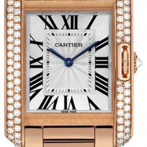 Cartier Wt100027  Tank Anglaise Quartz Medium Ladies Watch wt100027 471871