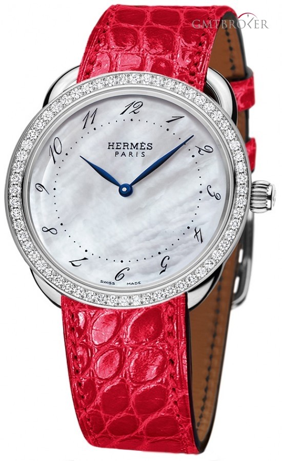 Hermès 039177WW00  Arceau Quartz GM 38mm Medium Watch 039177WW00 212343