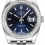Rolex 116244 Blue Index Jubilee  Datejust 36mm Stainless