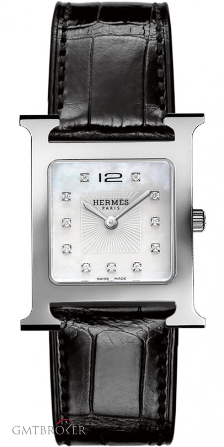 Hermès 036814WW00  H Hour Quartz Medium MM Ladies Watch 036814WW00 200393