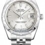 Rolex 178344 Silver Index Jubilee  Datejust 31mm Stainle
