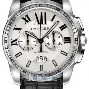 Cartier W7100046  Calibre de  Chronograph Mens Watch W7100046 207379