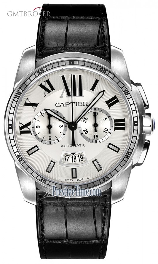 Cartier W7100046  Calibre de  Chronograph Mens Watch W7100046 207379