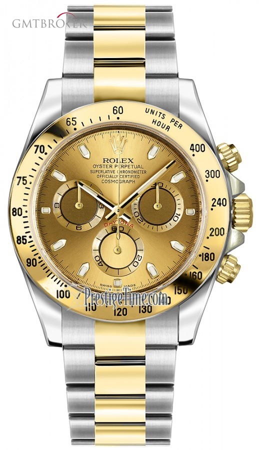 Rolex 116523 Champagne Index  Cosmograph Daytona Stainle 116523ChampagneIndex 260081