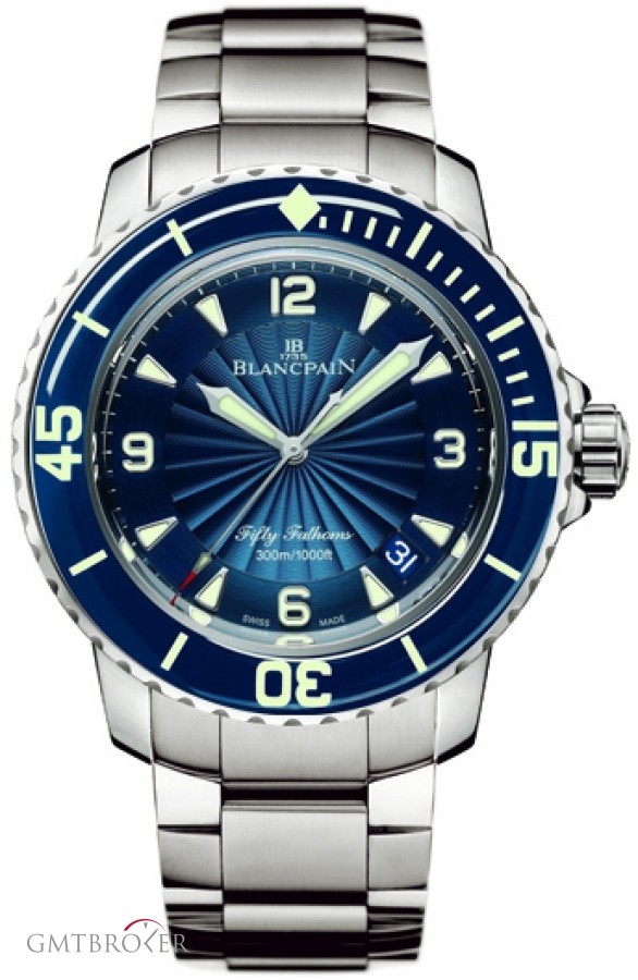 Blancpain 5015d-1140-71b  Fifty Fathoms Automatic Mens Watch 5015d-1140-71b 203917