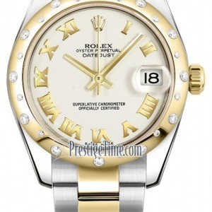 Rolex 178343 White Roman Oyster  Datejust 31mm Stainless 178343WhiteRomanOyster 427045