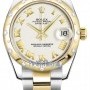 Rolex 178343 White Roman Oyster  Datejust 31mm Stainless