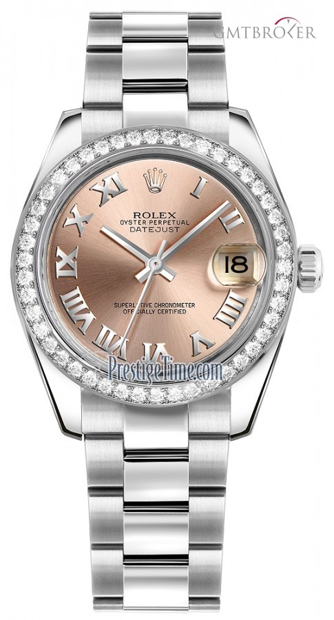Rolex 178384 Pink Roman Oyster  Datejust 31mm Stainless 178384PinkRomanOyster 414849