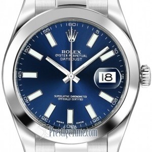 Rolex 116300 Blue Index  Oyster Perpetual Datejust II Me 116300BlueIndex 211991