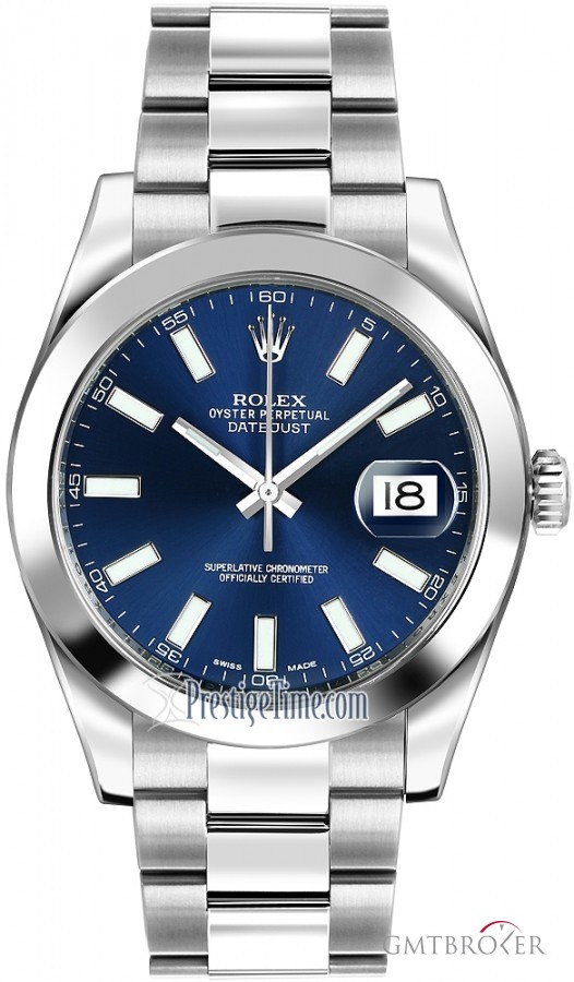 Rolex 116300 Blue Index  Oyster Perpetual Datejust II Me 116300BlueIndex 211991