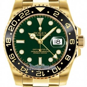 Rolex 116718LN Green  GMT Master II Mens Watch 116718LNGreen 208171
