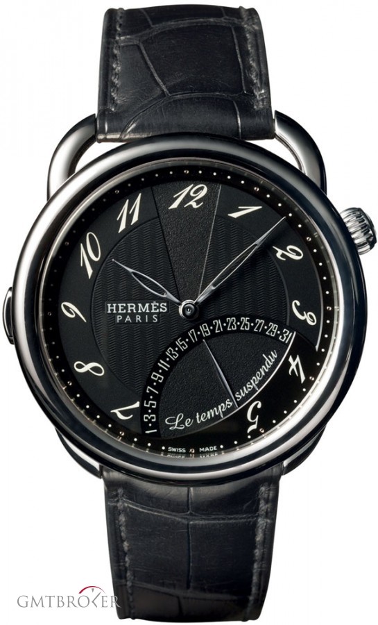 Hermès 036874WW00  Arceau Le Temps Suspendu 43mm Mens Wat 036874WW00 213219
