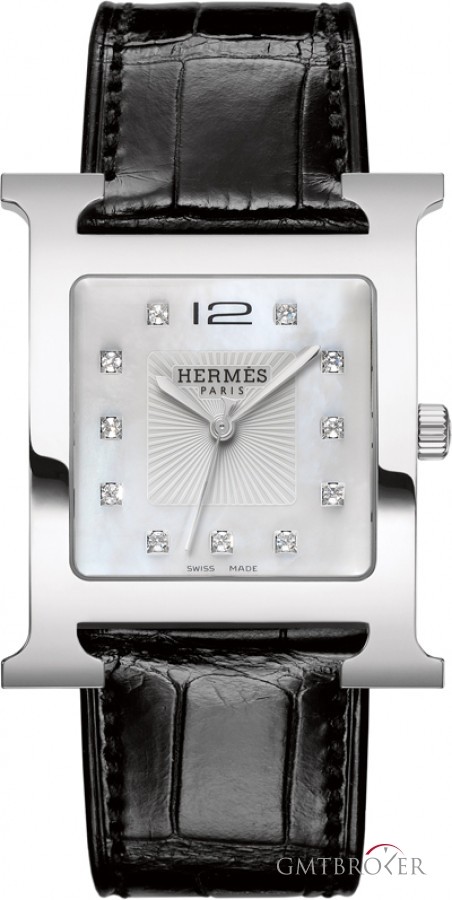 Hermès 036841WW00  H Hour Quartz Large TGM Midsize Watch 036841WW00 200397