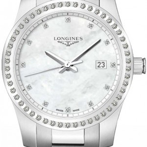 Longines L34010876  Conquest Quartz 36mm Ladies Watch L3.401.0.87.6 479613