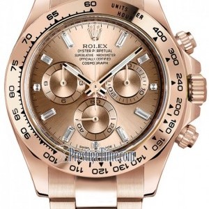 Rolex 116505 Pink Baguette Index Cosmograph Daytona Eve Photo 1 on Gmtbroker