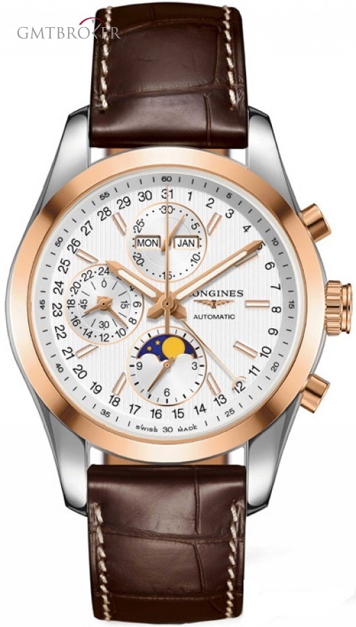 Longines L27985723 Conquest Classic Chronograph Moonphase Foto 1