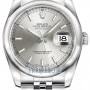 Rolex 116200 Silver Index Jubilee  Datejust 36mm Stainle