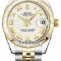 Rolex 178343 White Roman Jubilee  Datejust 31mm Stainles