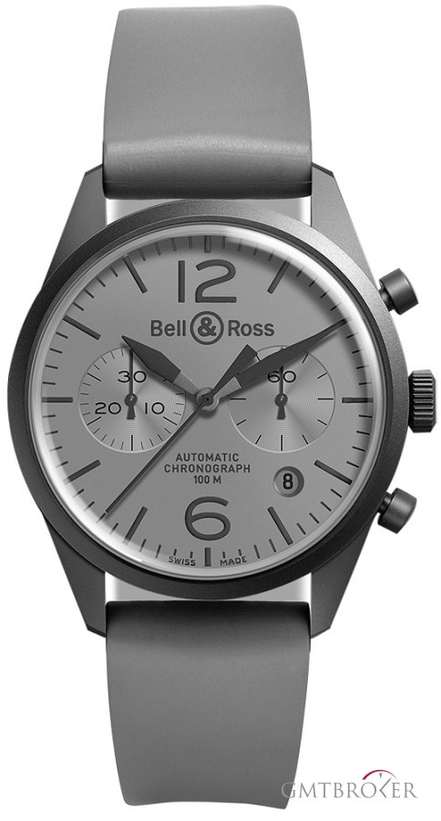Bell & Ross BRV 126 Commando Bell  Ross BR 126 Vintage Mens Wa BRV126Commando 236841