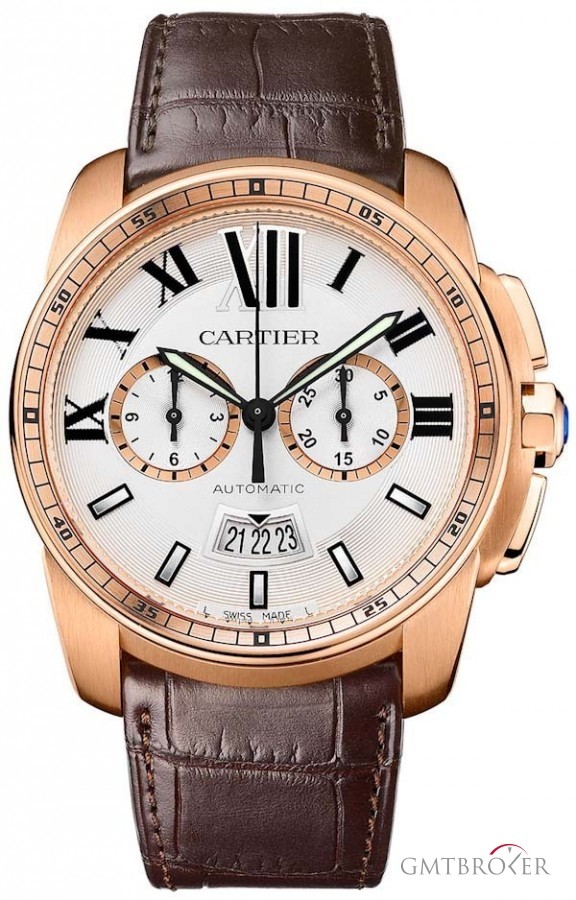 Cartier W7100044  Calibre de  Chronograph Mens Watch W7100044 207395