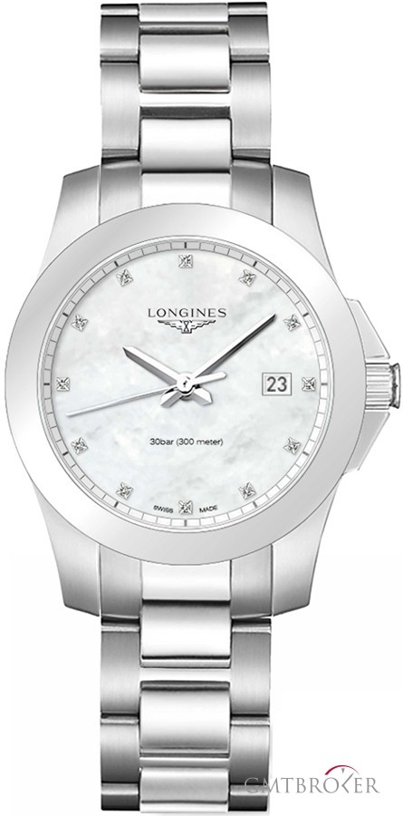 Longines L33784876  Conquest Quartz 36mm Ladies Watch L3.378.4.87.6 479325