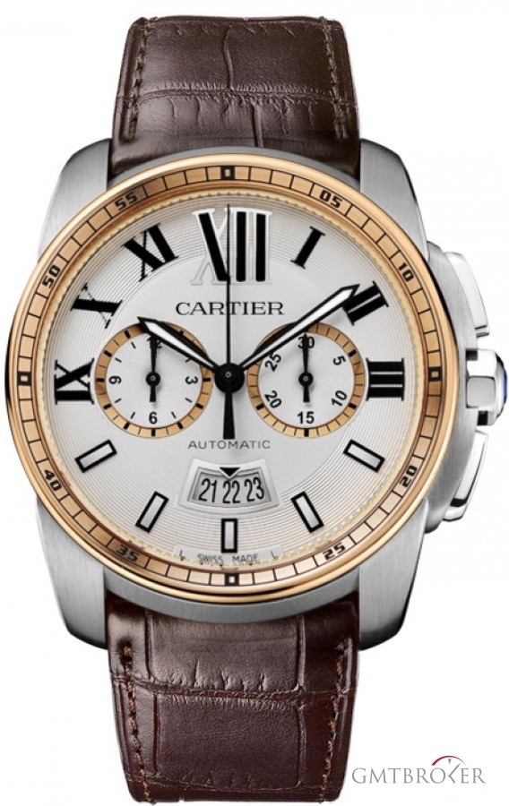 Cartier W7100043  Calibre de  Chronograph Mens Watch W7100043 207391