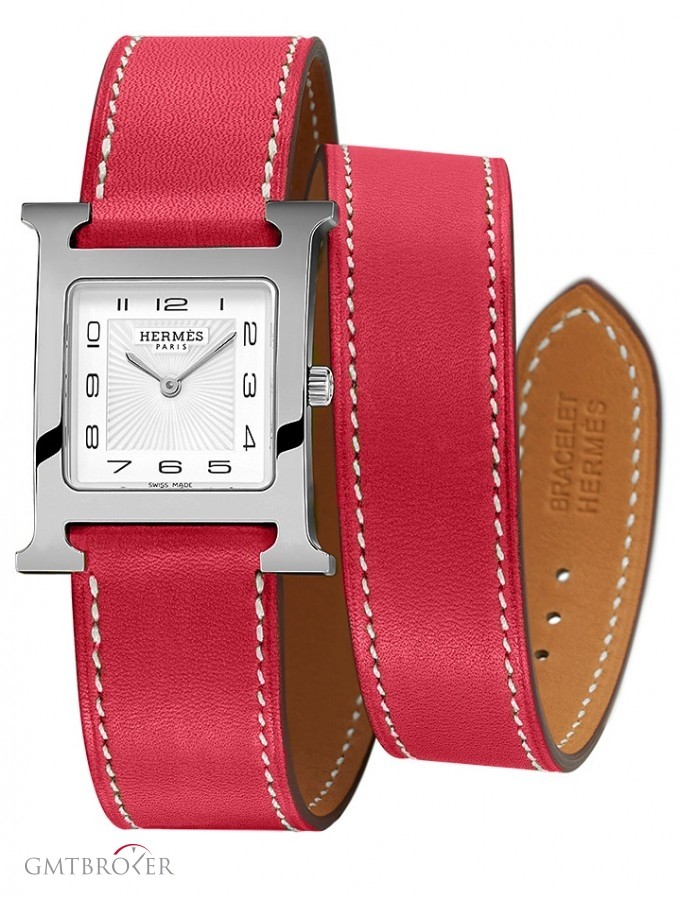 Hermès 038594WW00  H Hour Quartz Medium MM Ladies Watch 038594WW00 213033
