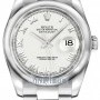 Rolex 116200 White Roman Oyster  Datejust 36mm Stainless