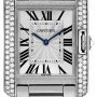Cartier Wt100028  Tank Anglaise Quartz Medium Ladies Watch
