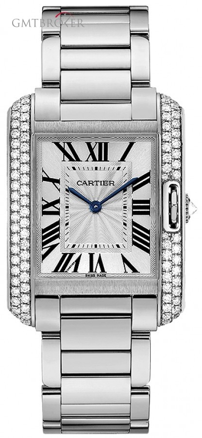Cartier Wt100028  Tank Anglaise Quartz Medium Ladies Watch wt100028 471845