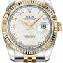 Rolex 116233 White Roman Jubilee  Datejust 36mm Stainles