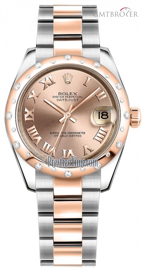 Rolex 178341 Pink Roman Oyster  Datejust 31mm Stainless 178341PinkRomanOyster 397659