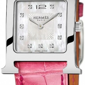 Hermès 036813WW00  H Hour Quartz Medium MM Ladies Watch 036813WW00 211641