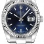 Rolex 116234 Blue Index Oyster  Datejust 36mm Stainless