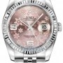 Rolex 116234 Pink Floral Jubilee  Datejust 36mm Stainles