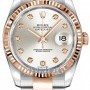Rolex 116231 Silver Diamond Oyster  Datejust 36mm Stainl